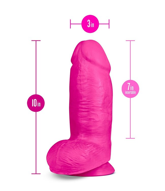 Blush AU NATUREL BOLD CHUB 10 INCH DILDO PINK