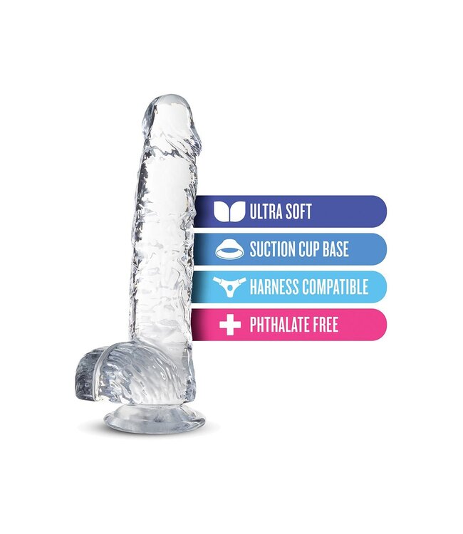 Blush NATURALLY YOURS  6 INCH CRYSTALLINE DILDO  DIAMOND