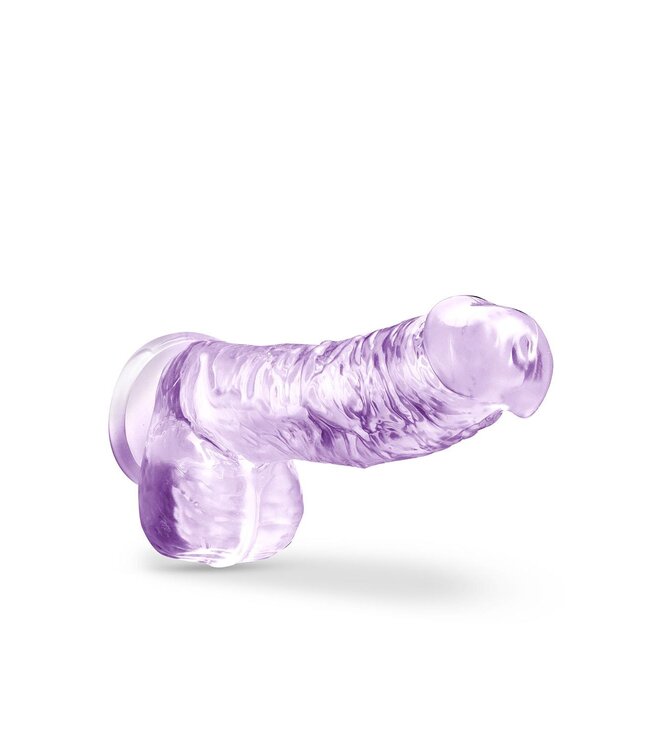 Blush NATURALLY YOURS  6 INCH CRYSTALLINE DILDO  AMETHYST