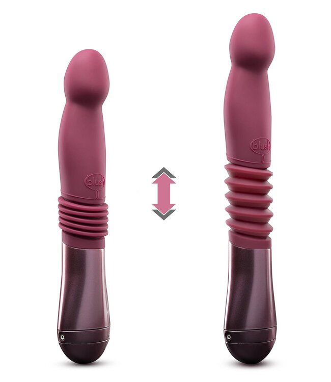 Blush TEMPTASIA TRIXIE THRUSTING DILDO WINE