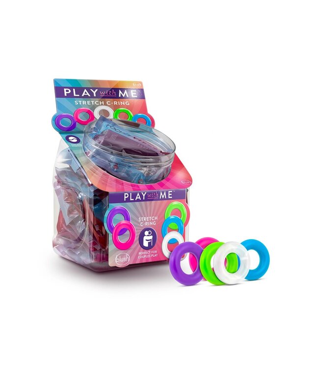 Blush PLAY WITH ME STRETCH C-RING 50 PIECES