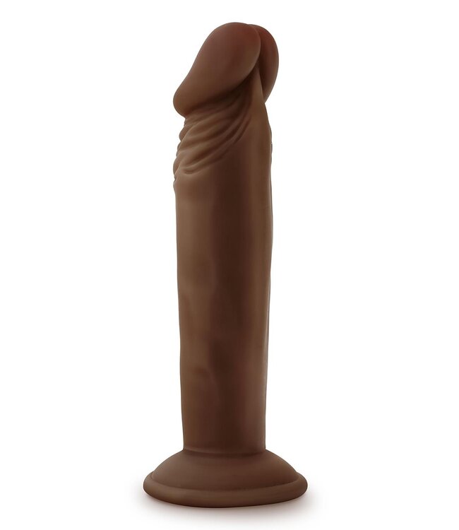 Blush DR. SKIN PLUS 6 INCH POSABLE DILDO CHOCOLATE