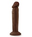 Blush DR. SKIN PLUS 6 INCH POSABLE DILDO CHOCOLATE
