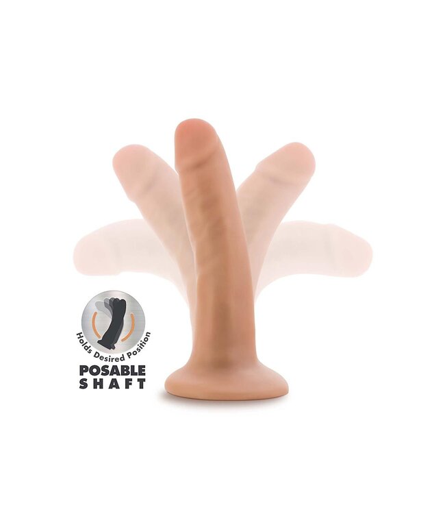 Blush DR. SKIN PLUS 5 INCH POSABLE DILDO VANILLA