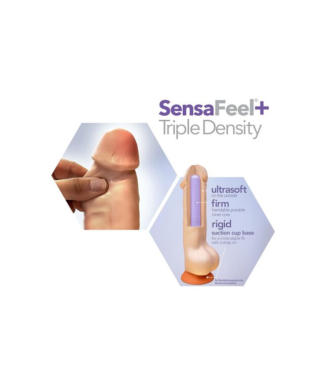 Blush DR. SKIN PLUS 5 INCH POSABLE DILDO VANILLA