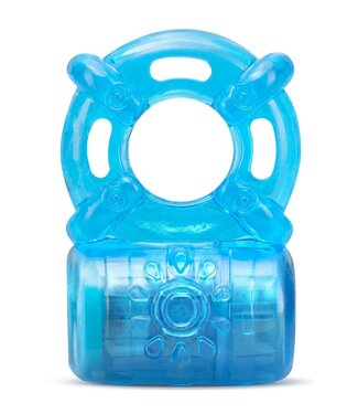 Blush STAY HARD 5 FUNCTION COCK RING BLUE