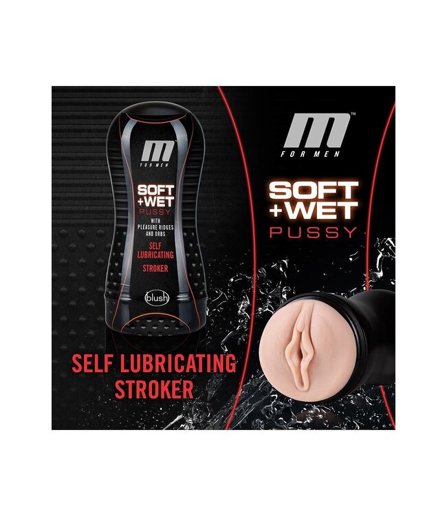 Blush M FOR MEN SOFT AND WET STROKER VANILLA