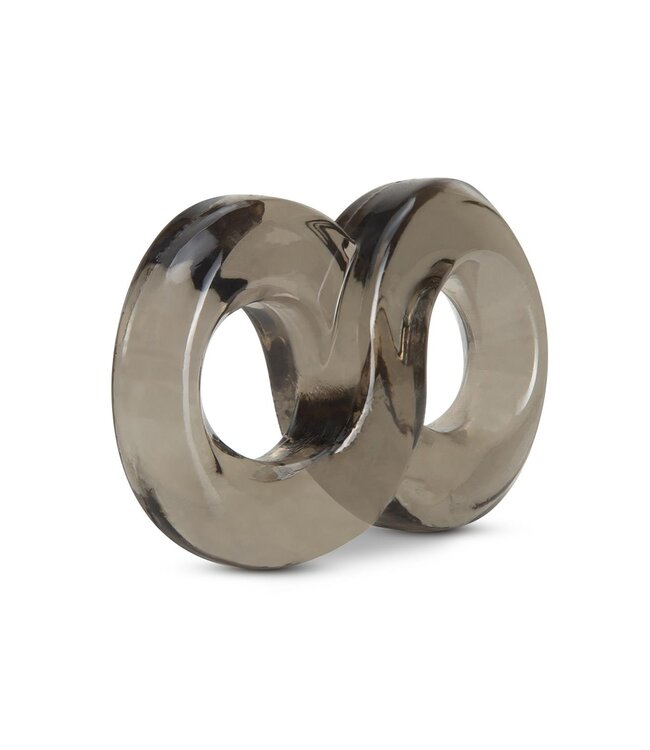 Blush STAY HARD COCK RING AND BALL STRAP BLACK