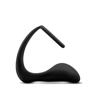 Blush ANAL ADVENTURES PLATINUM COCK RING PLUG BLACK