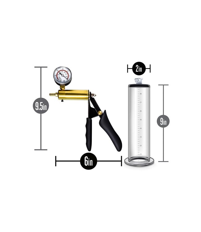 Blush PERFORMANCE VX6 VACUUM PENIS PUMP CLEAR
