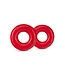 Blush STAY HARD DONUT RINGS OVERSIZED RED