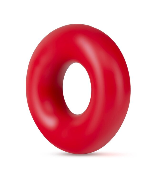 Blush STAY HARD DONUT RINGS OVERSIZED RED