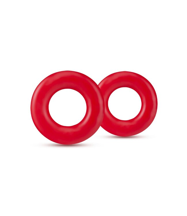 Blush STAY HARD DONUT RINGS RED