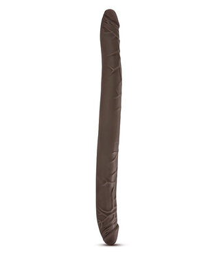 Blush DR. SKIN 16 INCH DOUBLE DILDO CHOCOLATE