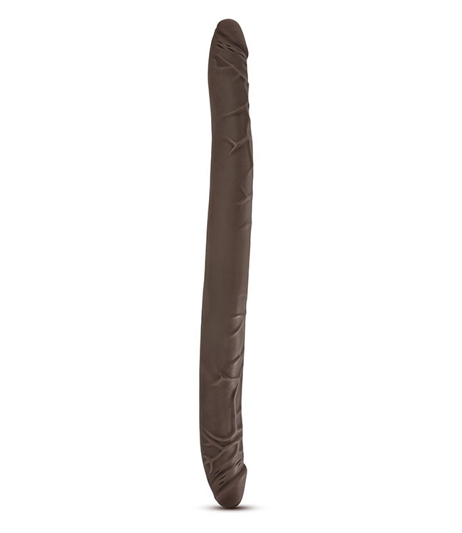 Blush DR. SKIN 16 INCH DOUBLE DILDO CHOCOLATE