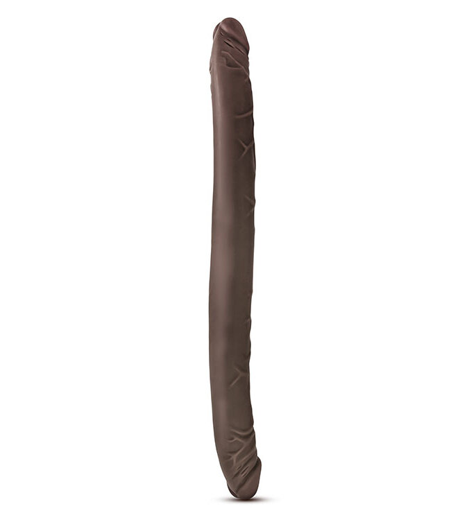 Blush DR. SKIN 16 INCH DOUBLE DILDO CHOCOLATE