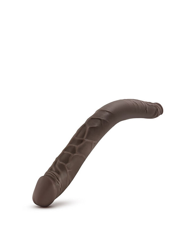 Blush DR. SKIN 16 INCH DOUBLE DILDO CHOCOLATE
