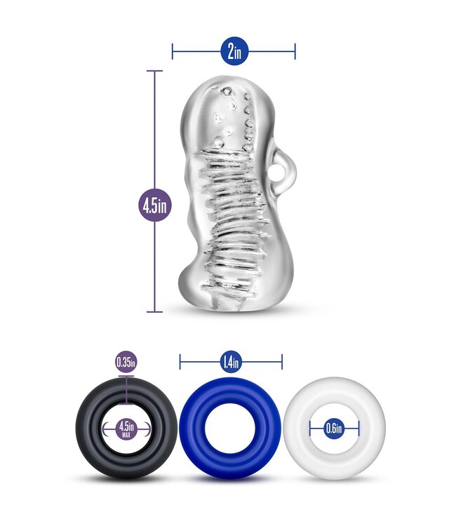 Blush QUICKIE KIT JERK OFF CLEAR
