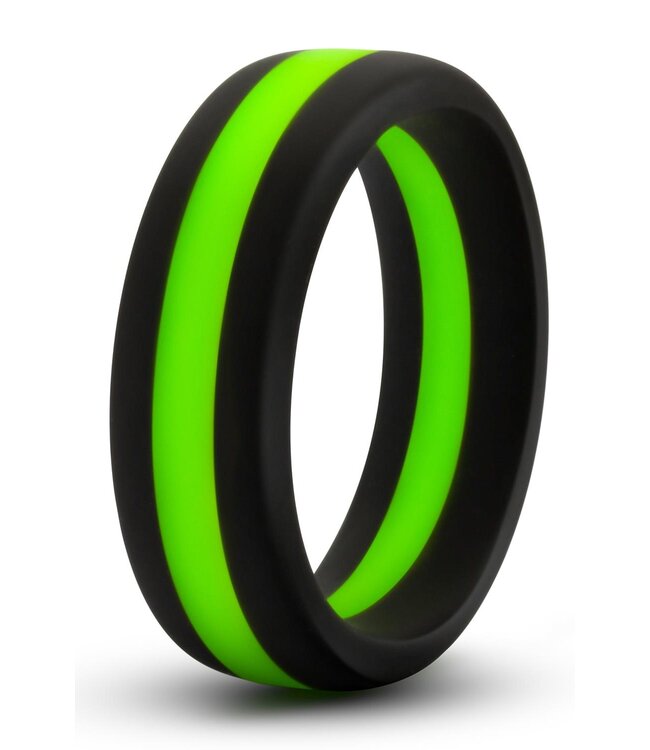 Blush PERFORMANCE SILICONE GO PRO COCK RING BLACK/GREEN