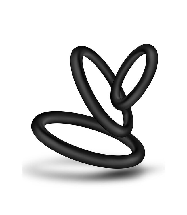 Blush PERFORMANCE VS4 COCK RING SET BLACK