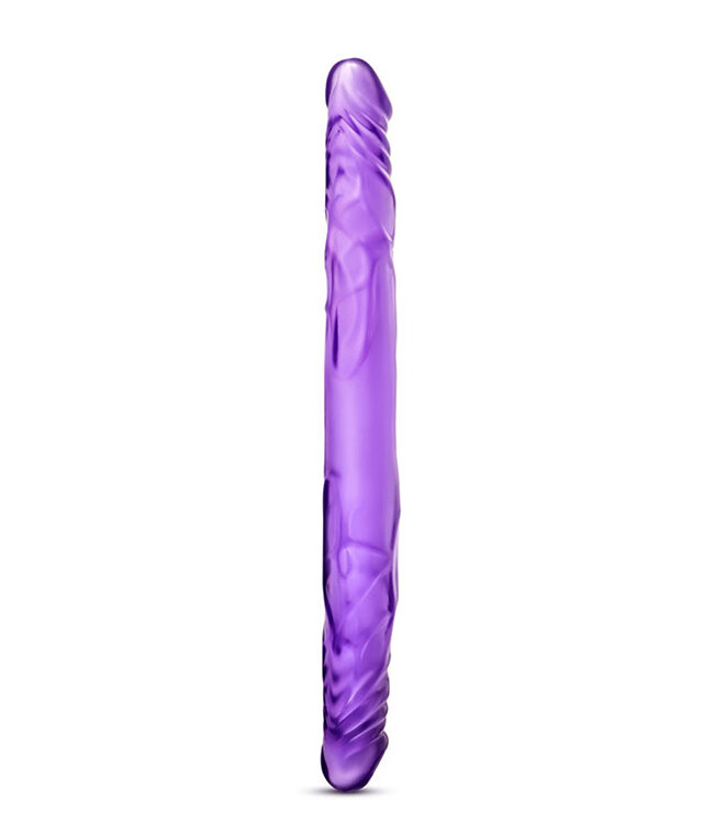 Blush B YOURS 14 INCH DOUBLE DILDO PURPLE