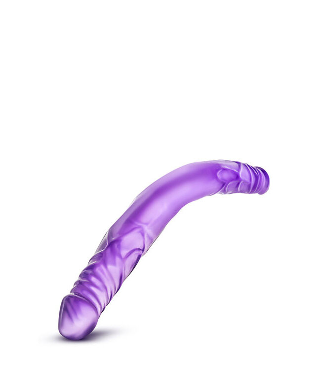 Blush B YOURS 14 INCH DOUBLE DILDO PURPLE