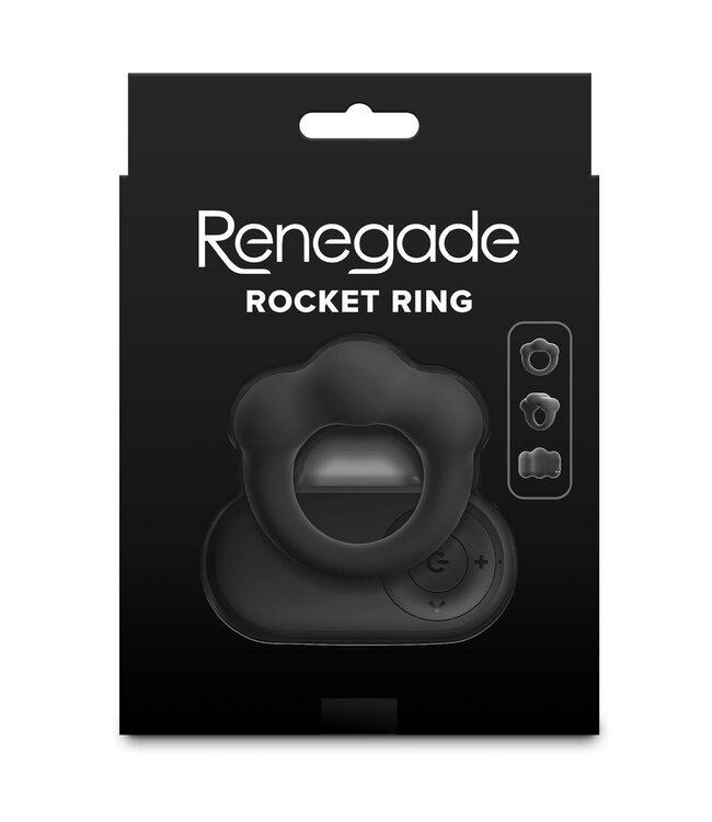 NS Novelties RENEGADE ROCKET RING BLACK