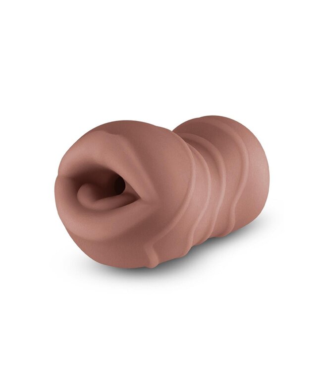 NS Novelties POCKET PALS MOUTH STROKER BROWN