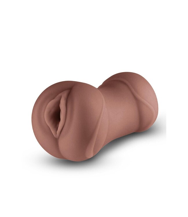 NS Novelties POCKET PALS VAGINA STROKER BROWN
