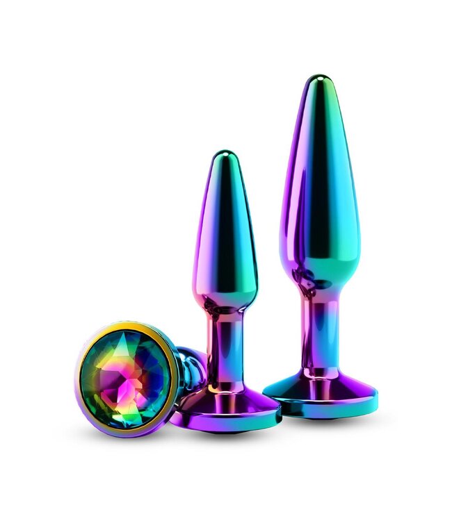 NS Novelties REAR ASSETS TAPERED TRAINER KIT MULTICOLOR RAINBOW