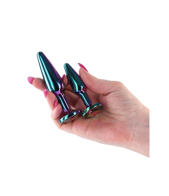 NS Novelties REAR ASSETS TAPERED TRAINER KIT MULTICOLOR RAINBOW