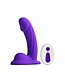 NS Novelties COLOURS CURVE VIBRATING 5 INCH DILDO PURPLE