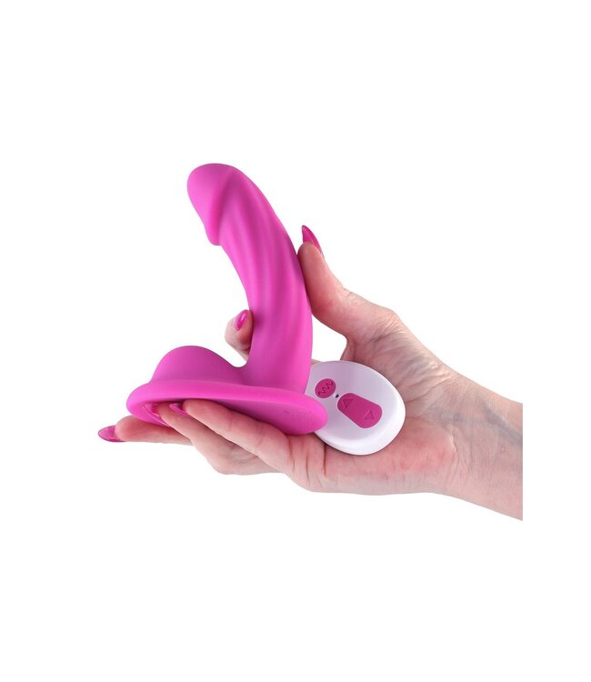 NS Novelties COLOURS CURVE VIBRATING 5 INCH DILDO PINK