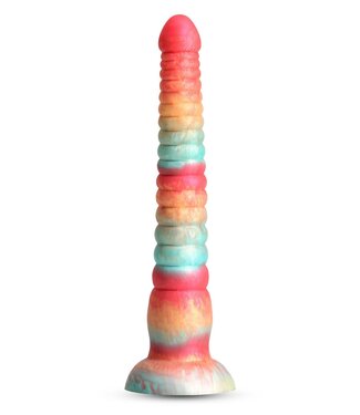 NS Novelties COLOURS STACKED 9 INCH DILDO RED/GOLD