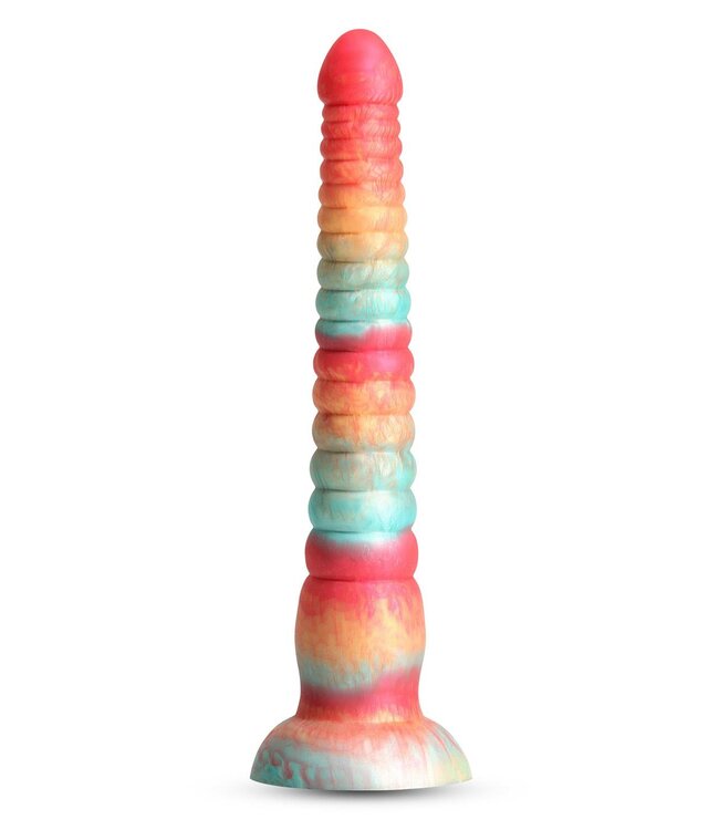 NS Novelties COLOURS STACKED 9 INCH DILDO RED/GOLD