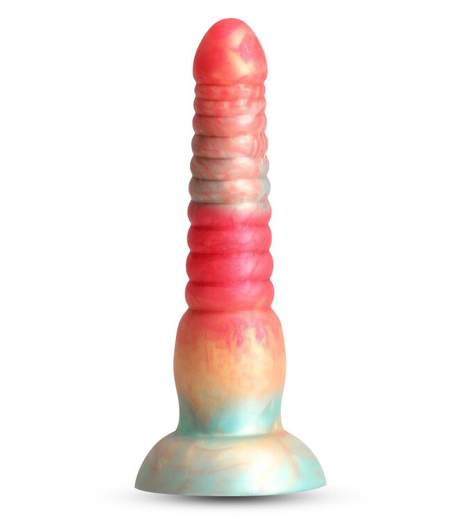 NS Novelties COLOURS STACKED 6 INCH DILDO RED/GOLD