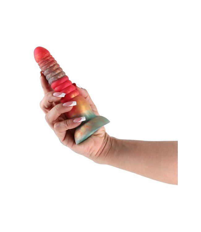NS Novelties COLOURS STACKED 6 INCH DILDO RED/GOLD