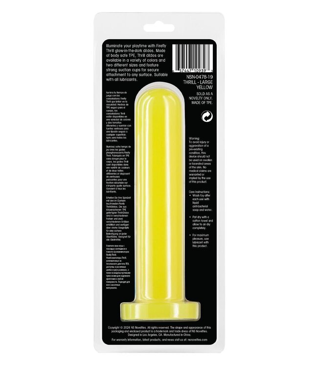 NS Novelties FIREFLY THRILL YELLOW LARGE