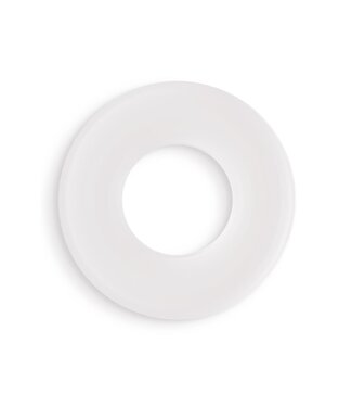 NS Novelties FIREFLY BUBBLE RING MEDIUM WHITE