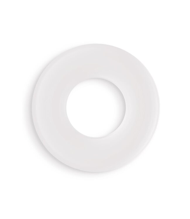 NS Novelties FIREFLY BUBBLE RING MEDIUM WHITE