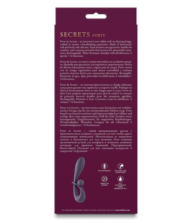 NS Novelties SECRETS FORTE GREY