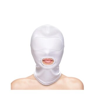 NS Novelties FETISH & FASHION MOUTH HOOD WHITE