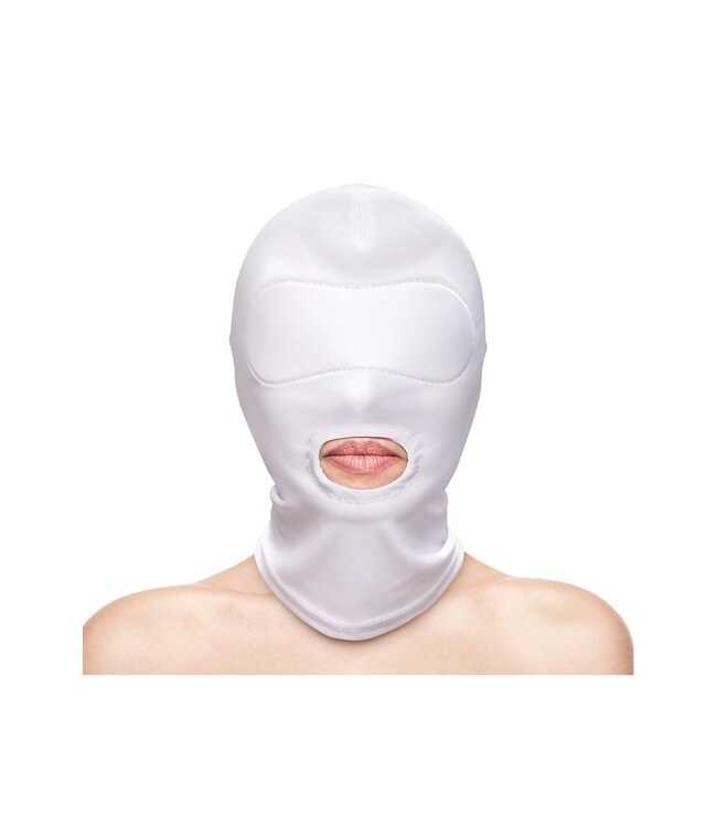 NS Novelties FETISH & FASHION MOUTH HOOD WHITE