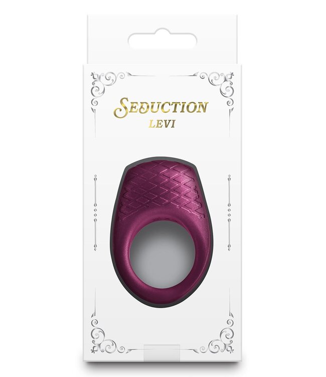 NS Novelties SEDUCTION LEVI METALLIC BURGUNDY