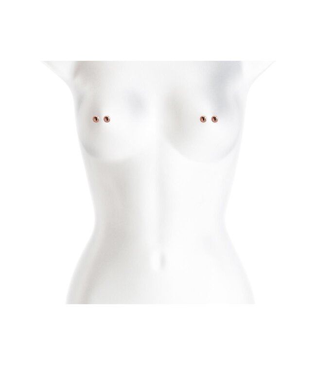 NS Novelties BOUND NIPPLE CLAMPS M1 ROSE GOLD