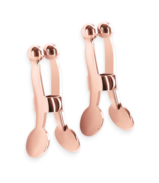 NS Novelties BOUND NIPPLE CLAMPS C1 ROSE GOLD