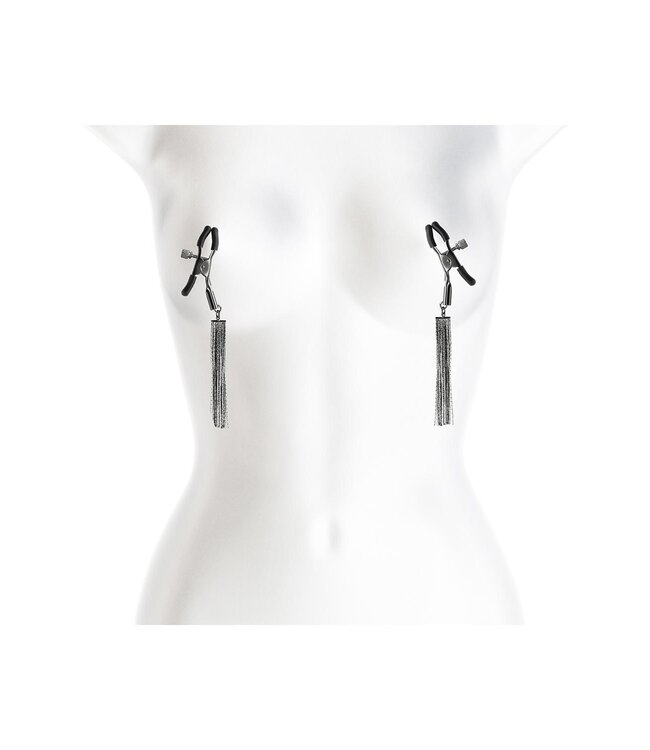 NS Novelties BOUND NIPPLE CLAMPS D2 GUNMETAL