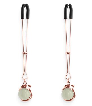 NS Novelties BOUND NIPPLE CLAMPS G1 ROSE GOLD