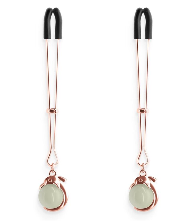 NS Novelties BOUND NIPPLE CLAMPS G1 ROSE GOLD