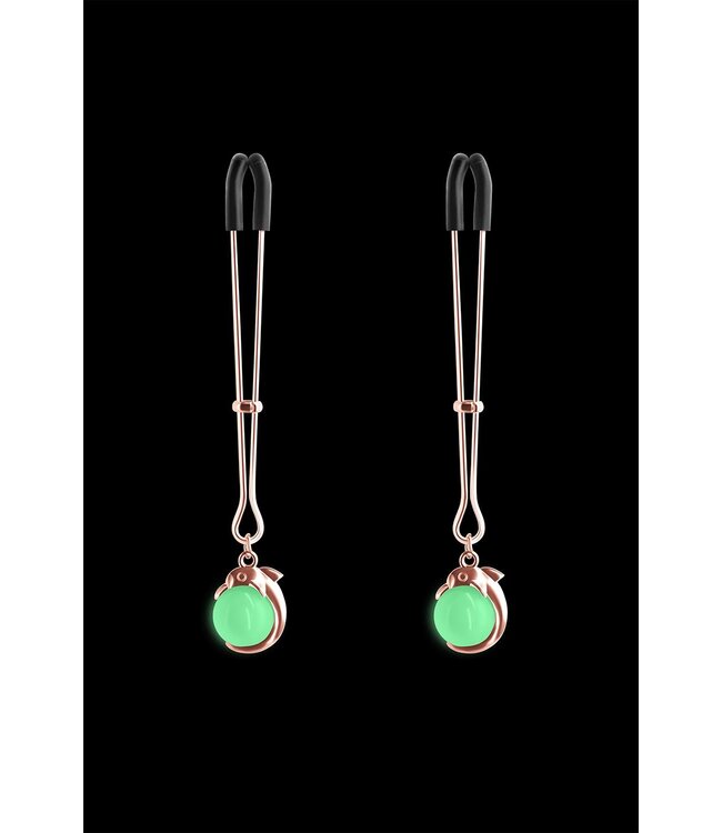 NS Novelties BOUND NIPPLE CLAMPS G1 ROSE GOLD